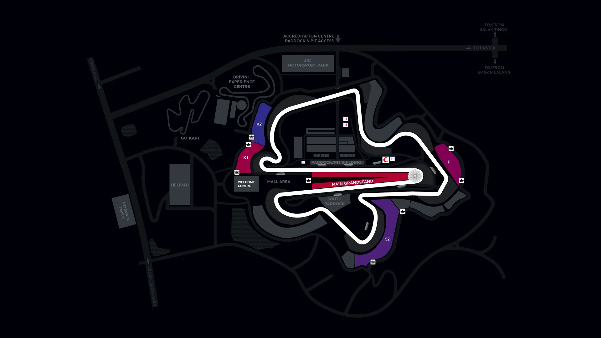 General Map - MOTOGP MALAYSIA 2026 – PREMIER ROVING